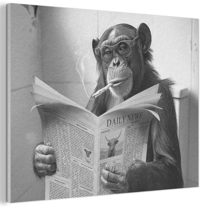 Акустична картина, Абстрактна, Декоративна, Дневна, Кухня, Модерно изкуство, Декорация за стена, Звукопоглъщащ панел Светлосив 100x70