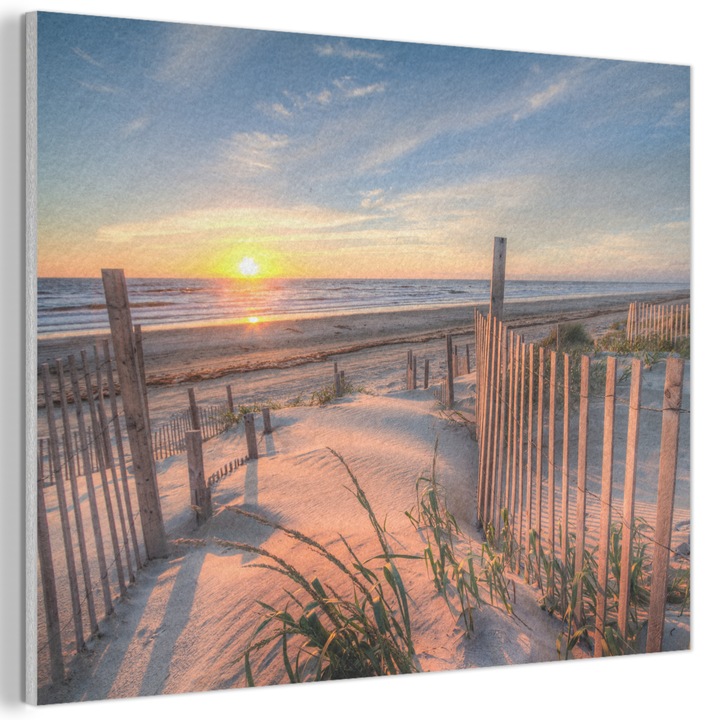 Акустична картина, Абстрактна, Декоративна, Дневна, Кухня, Модерно изкуство, Декорация за стена, Звукопоглъщащ панел Бежов 80x60