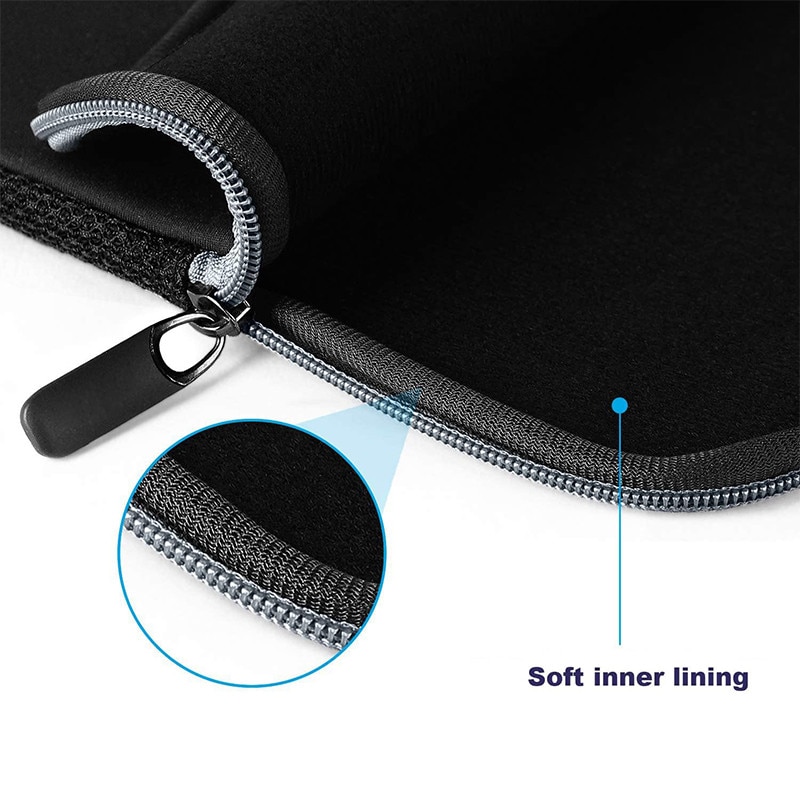 Geanta laptop portabila, NAXSIR, 15.6 inch, Rezistent la sifonare si impermeabil, Negru