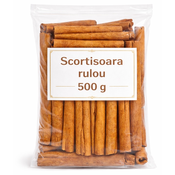 Scortisoara rulou 500 g, Bunatati cu gust, 100% naturala, aroma intensa