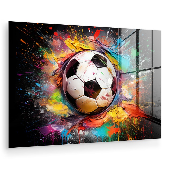 Tablou pe plexiglas, Abstract, Decorative, Living, Modern Art, Decorarea peretilor, Imagine imprimata sticla Alb 120x80