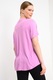 Nike, Tricou relaxed-fit pentru fitness One, Alb/Roz fandango
