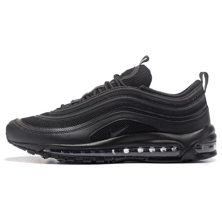 Pantofi sport barbati Air Max 97 PLUS SHOX, Nike, Negru, Textil, 48.5 EU