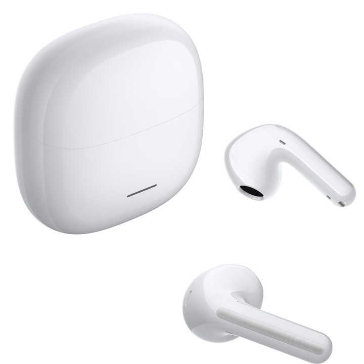 Casti In-Ear Xiaomi Redmi Buds 8 Active, Ai Noise Reduction, Wireless, Bluetooth 5.4, Autonomie 37 ore, Multiconect, IP54, White