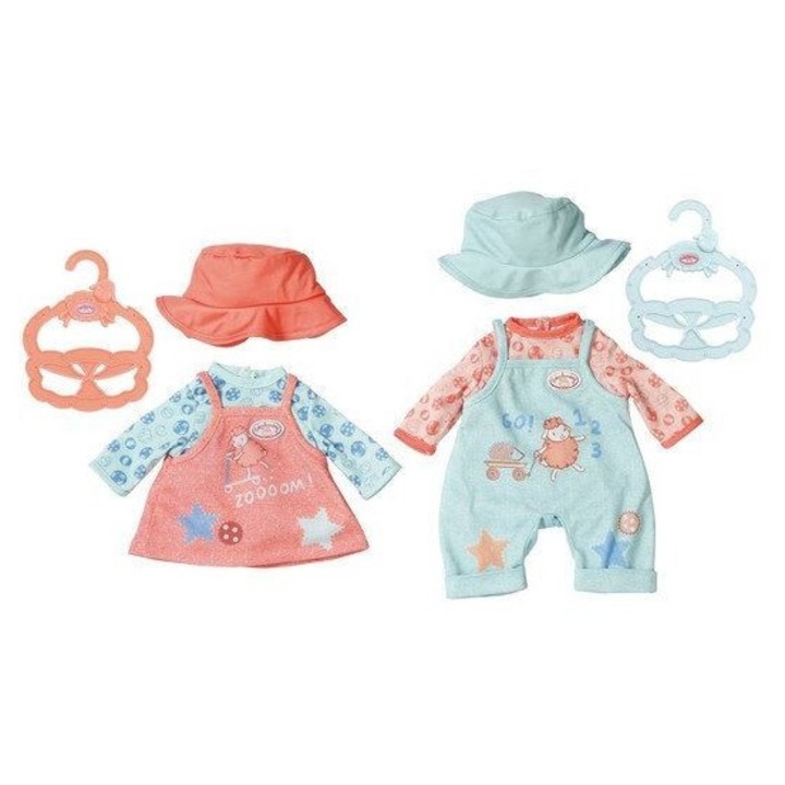 Set de imbracaminte pentru papusi, ZAPF, 36 cm, diverse modele, include caciulita