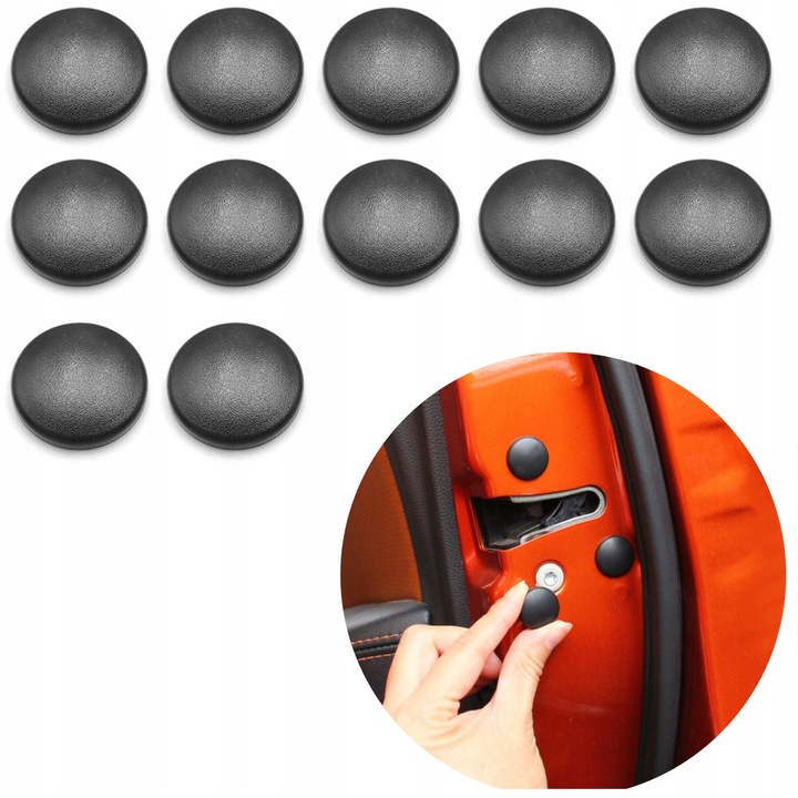 Set 12 spinki klip pentru suruburi usi auto, AWParts, 4mm x 19mm, protectie impotriva coroziunii, montare solida