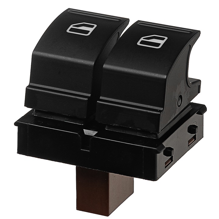 AWParts ablakemelő kapcsoló, kompatibilis VW Caddy III, Golf V, VI, Polo 6R, Passat B6, B7, fekete, egyszerű beszerelés