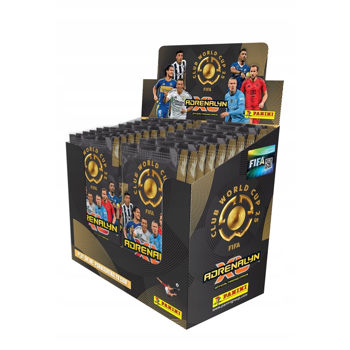 Комплект карти FIFA Club World Cup 2025, Panini, 300 колекционерски карти, 50 пакета, многоцветен