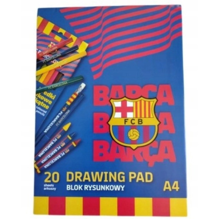 Blok rysunkowy A4 20 arcuri BARCELONA, Astra, alb, 120g/m2