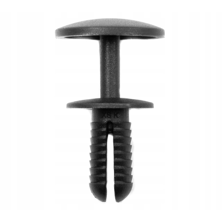 Set 10 cleme de fixare universala, 8 mm, AWParts, negru mat