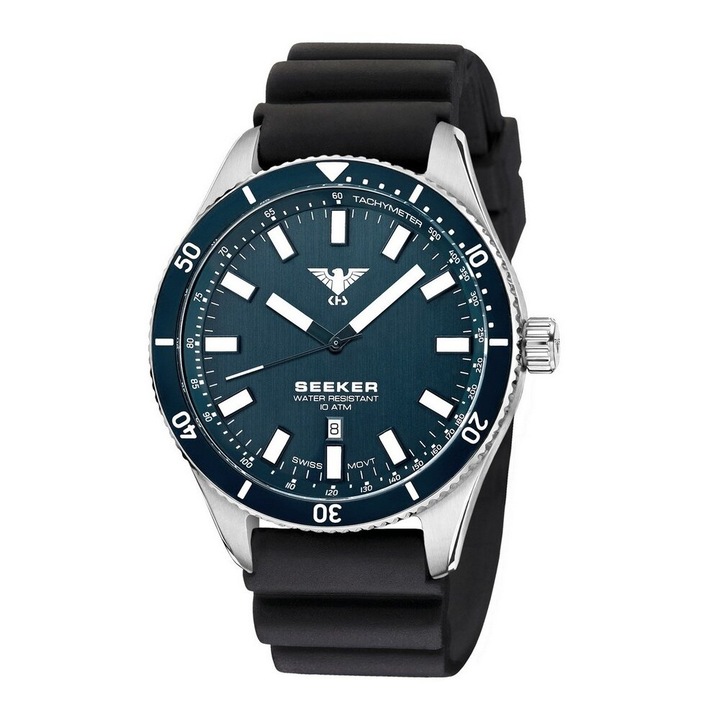 KHS - KHS.SEESBLU.DB - Armbanduhr - Herren - Quarz - Seeker Steel Blau