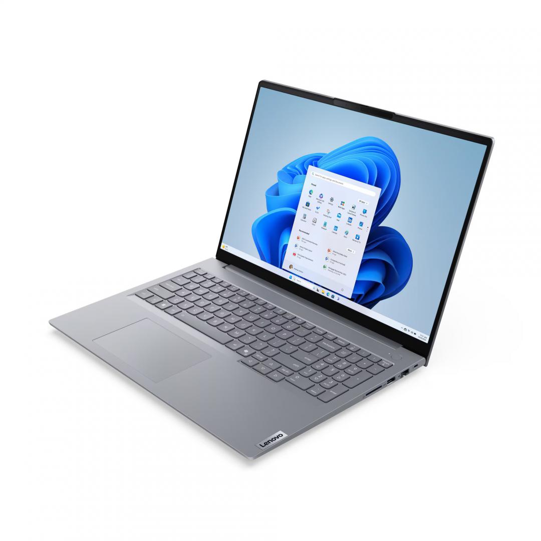 Laptop Lenovo ThinkBook 16 G8, Intel Core i3, 8GB RAM, 512GB SSD, Arctic Grey, 16"