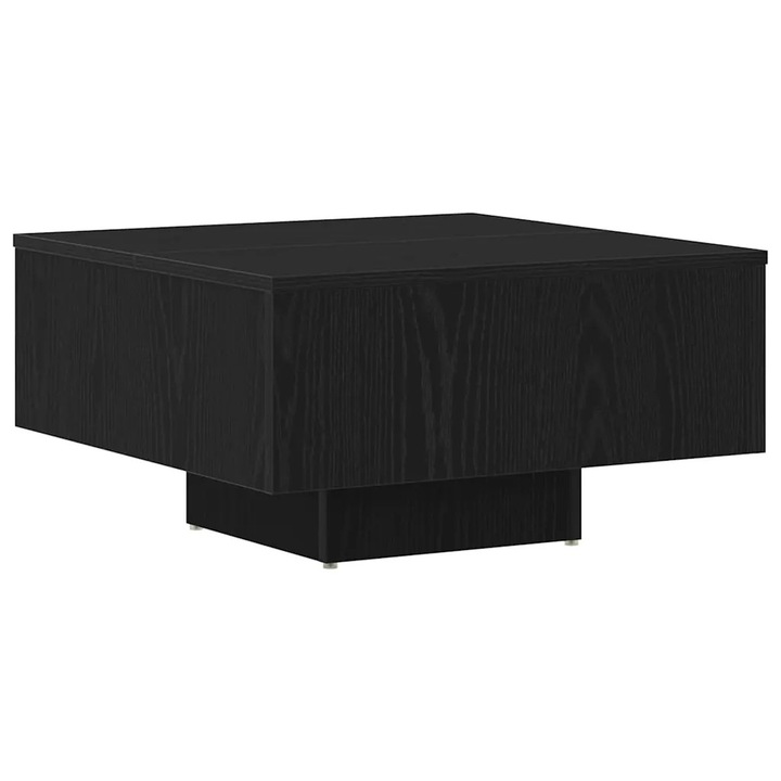 Masa de cafea vidaXL, Stejar Negru 60 x 60 x 31 vidaXL, 5 cm Lemn compozit