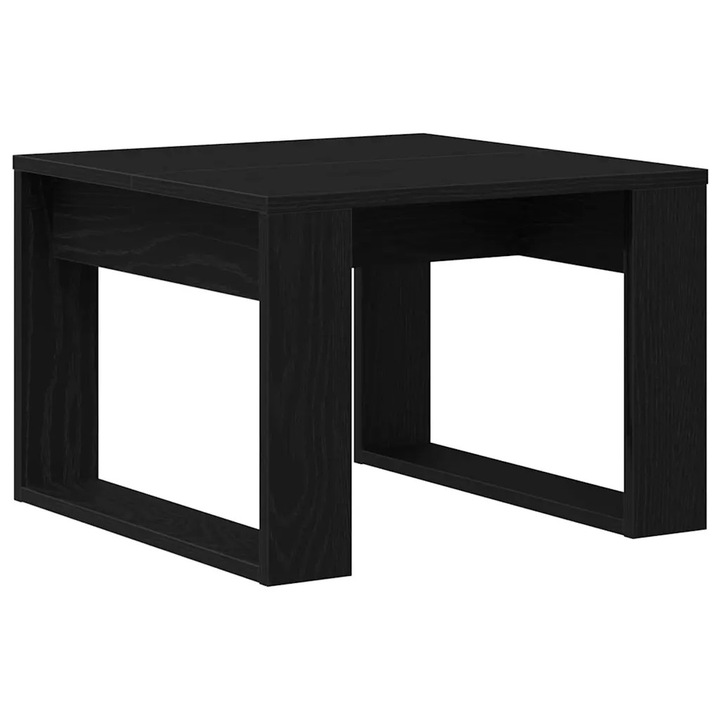 vidaXL Масичка за кафе Черния дъб 50 x 50 x 35 cm Инженерно дърво