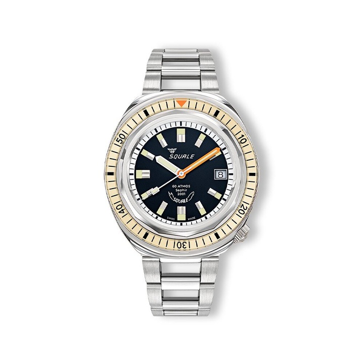 Squale - 2001BEBK.AC - Armbanduhr - Herren - Automatik - 2001 SAND