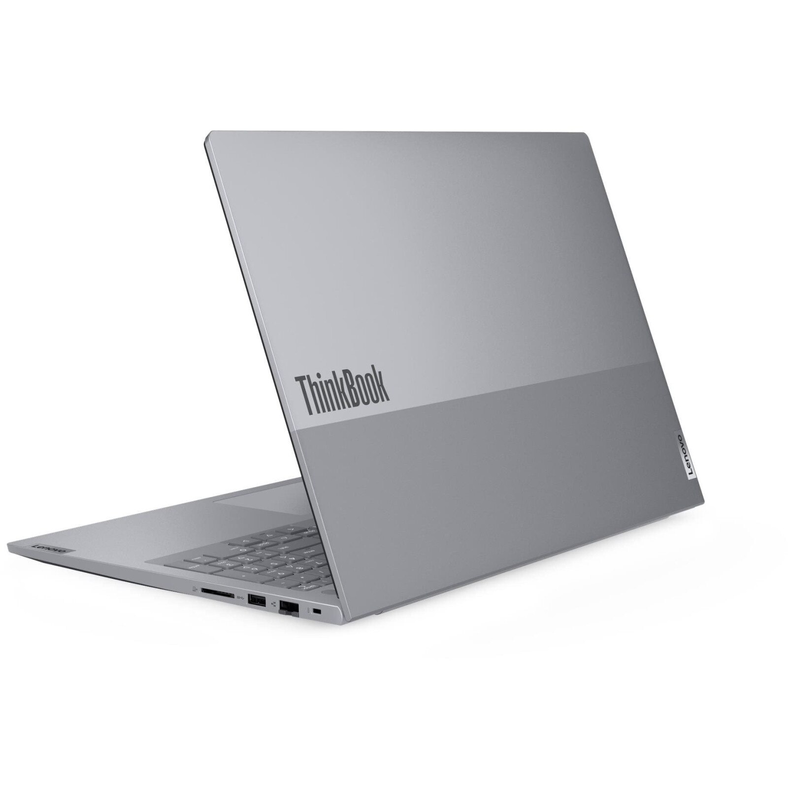 Laptop Lenovo ThinkBook 16 G9 IRL, 16" WUXGA, Intel® Core™ 5 210H pana la 4.8 GHz, 16 GB RAM DDR5 5200, 512 GB SSD, Intel® Graphics, Windows 11 Pro, Arctic Grey 512 GB
