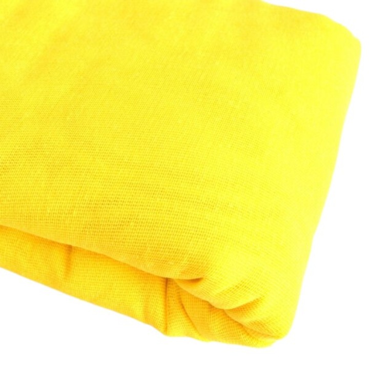 Tesatura de voal simplu, galben, 150x10 m