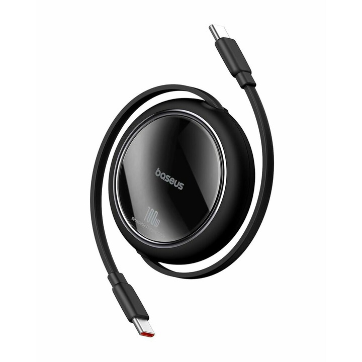 USB-C - USB-C adat- és töltőkábel, 1 m, Baseus, fekete szín, P10364500111-00