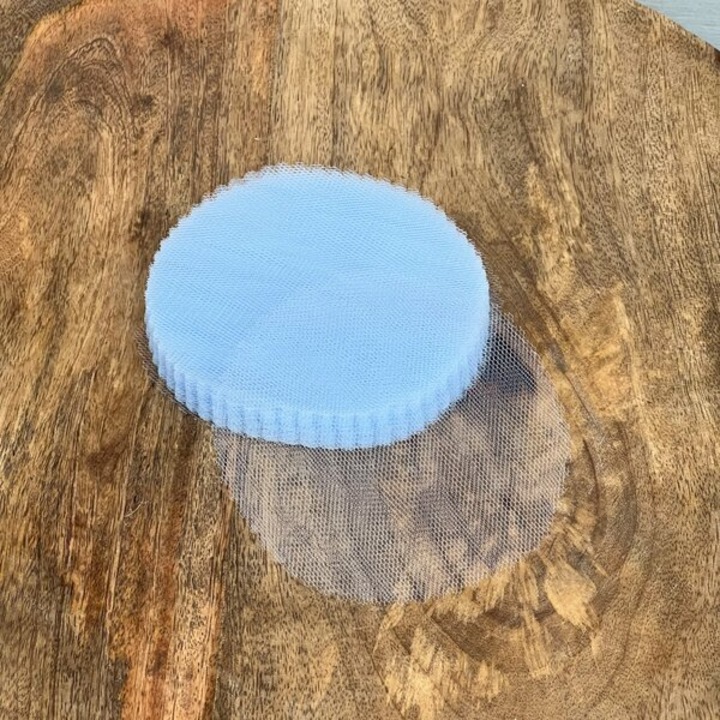 Tul apretat pentru mărturii, set 100 buc, albastru