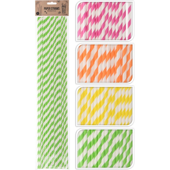 Paie decorative Koopman, kalamakia, set 16, 6x50cm, multicolor