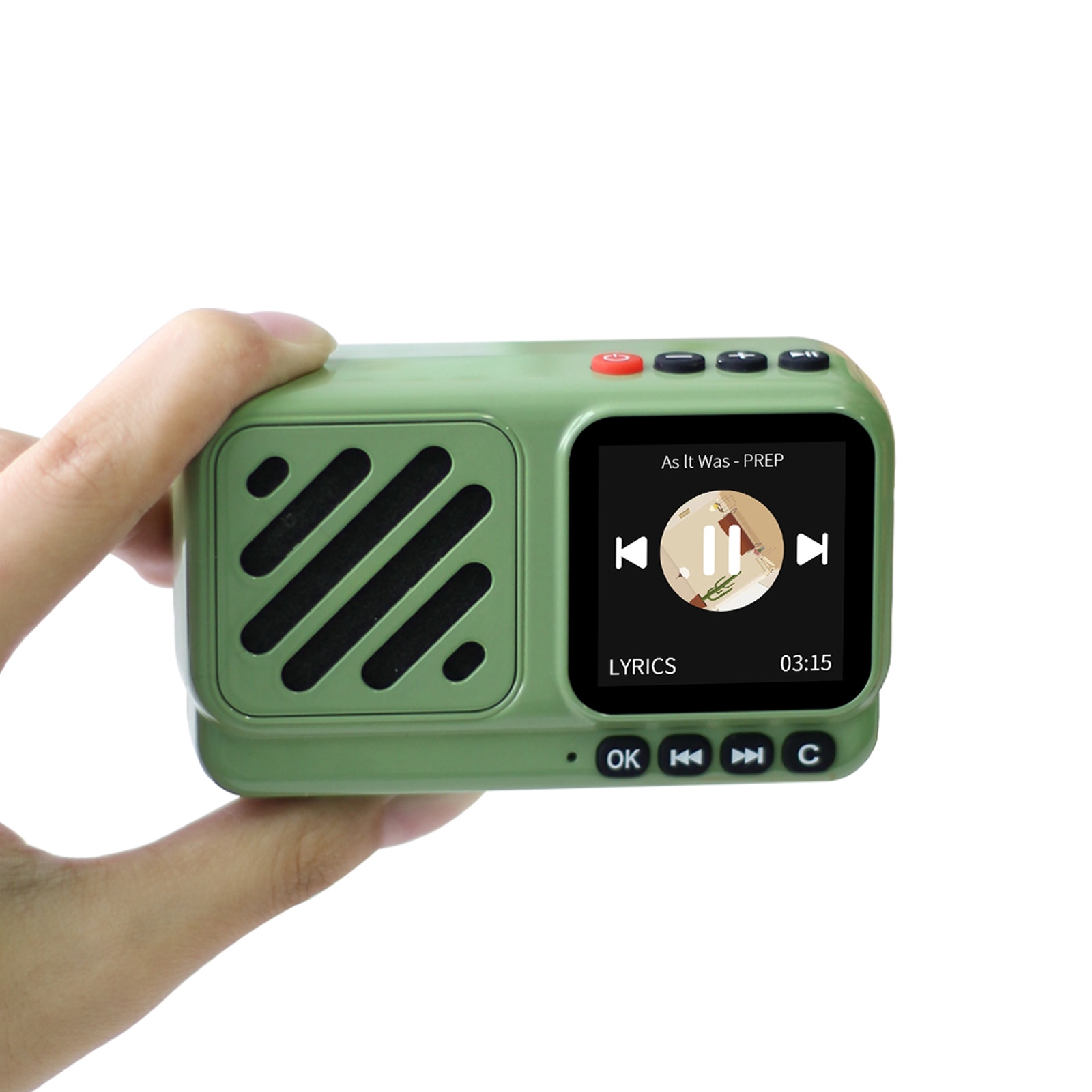 Difuzor Bluetooth CHOYONG Voyager, mini portabil, wireless, Bluetooth 5.3, 40.000 posturi radio, alb