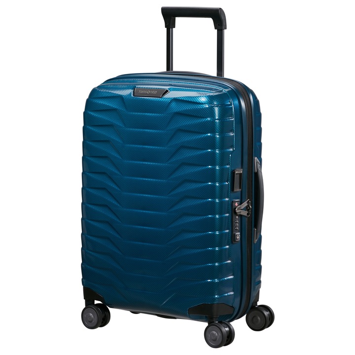 Proxis-011 troler h spin 55 cm exp. petrol albastru 01, Samsonite, proxis
