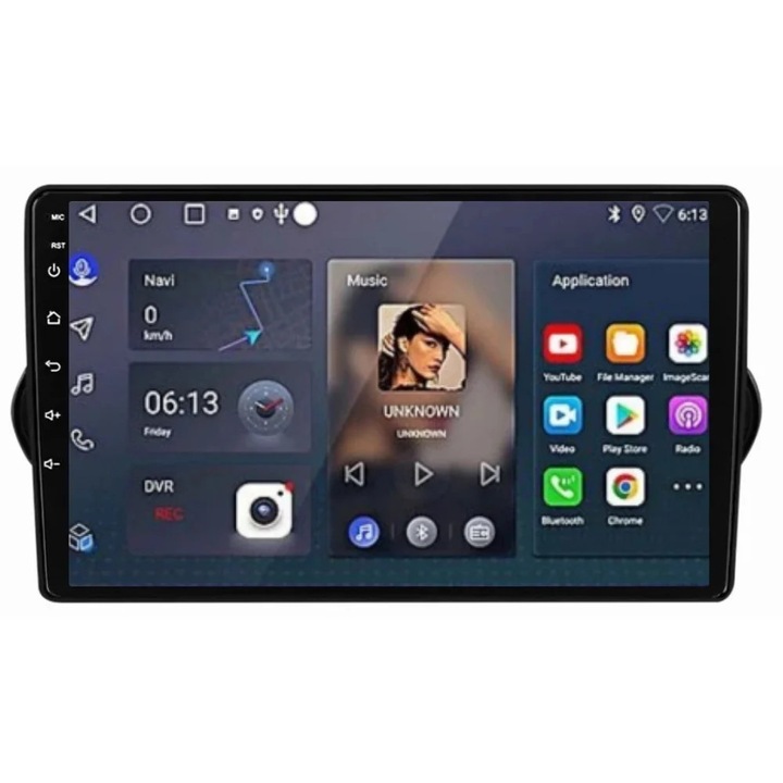 Navigatie Fiat Tipo dupa 2015 9 inch 6GB 128GB 8 Core