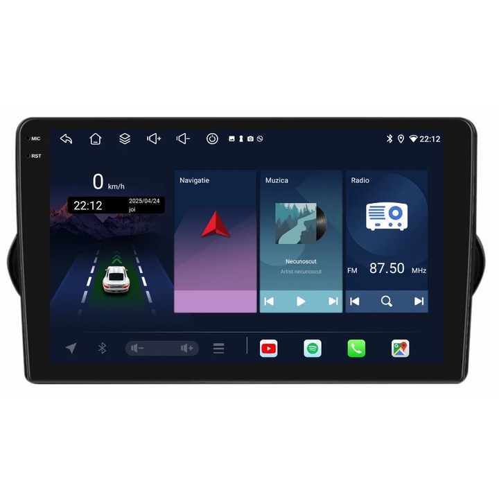 Navigatie PilotOn Fiat Tipo dupa 2015 9 inch 6GB 128GB 8 CORE