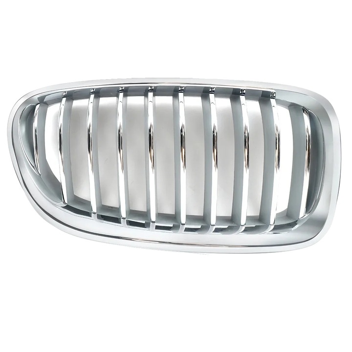 Grila fata dreapta, plastic ABS, instalare usoara, BMW 5 Series F10, 41x24x8cm