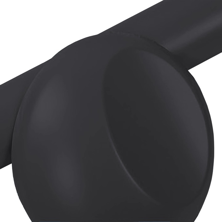 Dekoratív öntapadós fólia, 45x200cm, fekete, 12 tűs készlet