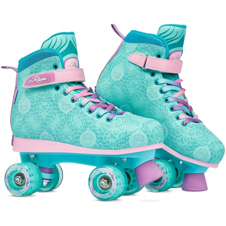 Role ajustabile RAVEN Felice, Turcoaz, 35-38