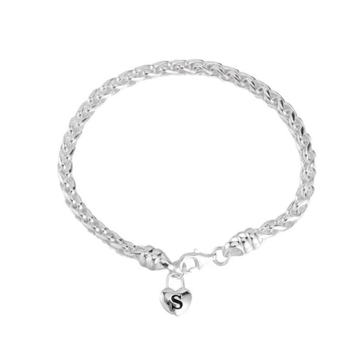 Bratara dama CK argint 925, design elegant, reglabil 16-21cm, argintiu