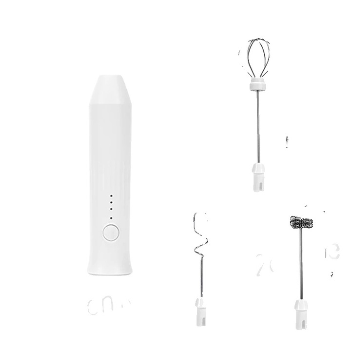 Mixer electric portabil 309-3in1-W, design usor, utilizare multifunctionala, alb