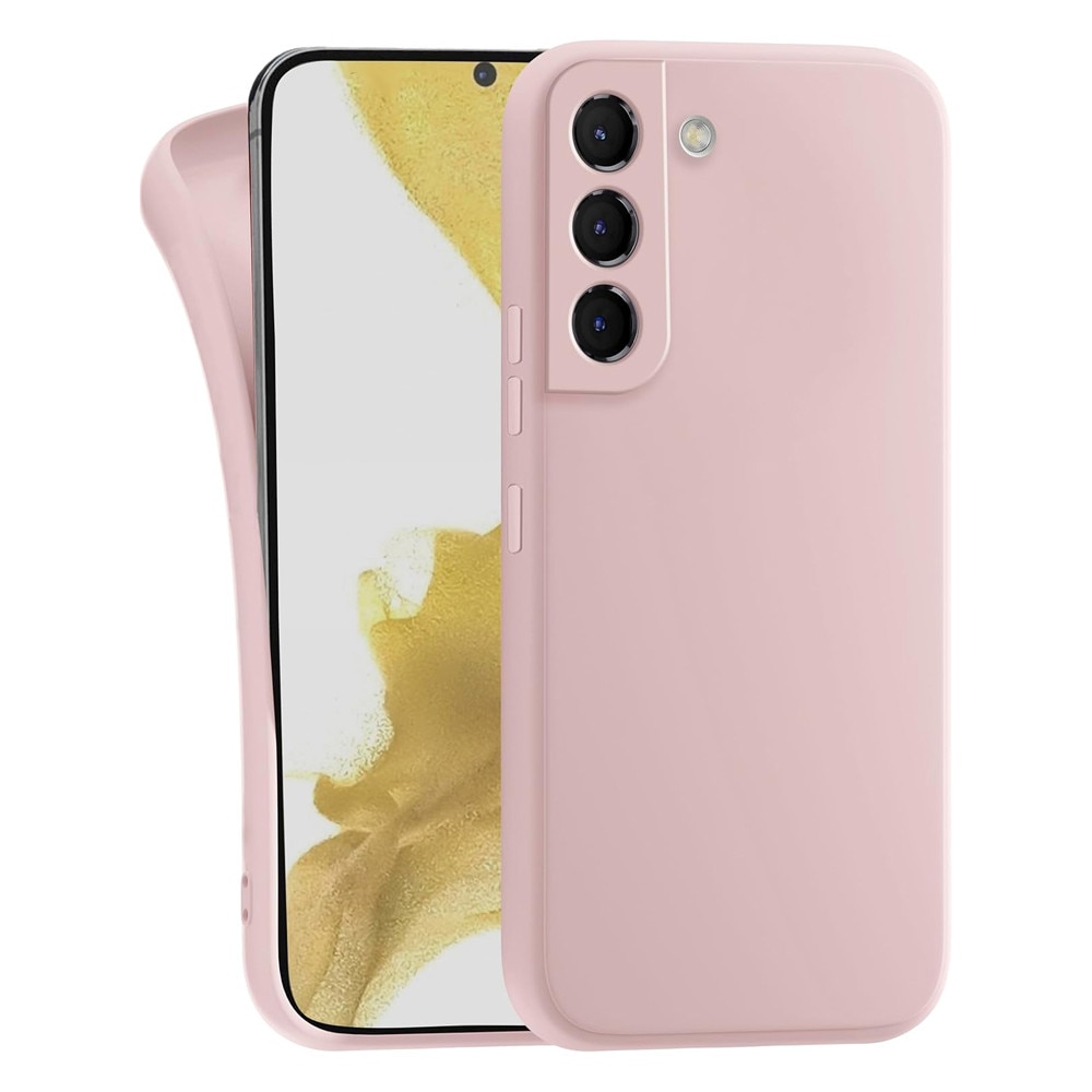 Husa Protectie din Silicon pentru Samsung Galaxy S23, Decupaje Precise, Stylish Anti-Slip Design, Materiale de Calitate Superioara, Roz pal