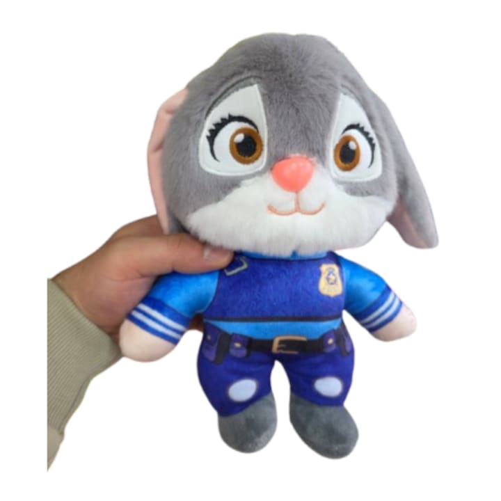 Jucarie de Plus Iepuras Zootopia, 25 cm, Plus Moale pentru Copii, Personaj Politist