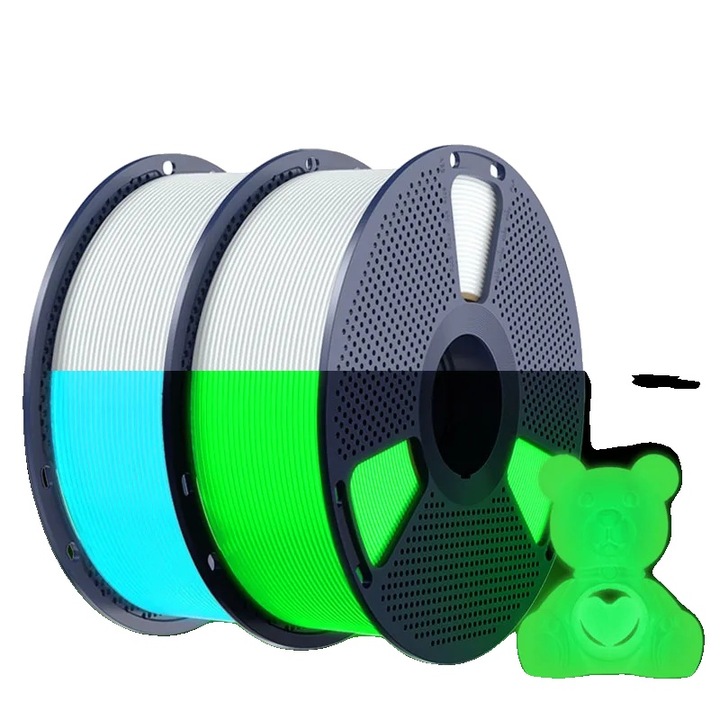 Filament 3D, sötétben világító, 1.75mm, PETG, WTB WTG