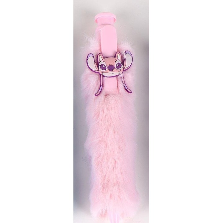 Pix Lilo & Stitch, roz, pufos, Stitch - Angel