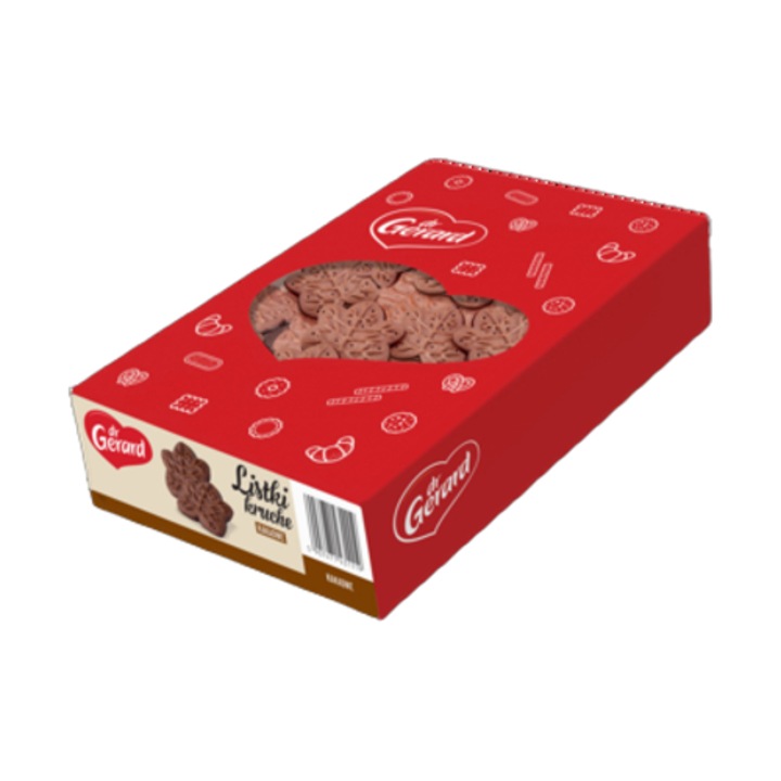 Biscuiti crocanti cu cacao, DR GERARD, 650g, cu ciocolata neagra