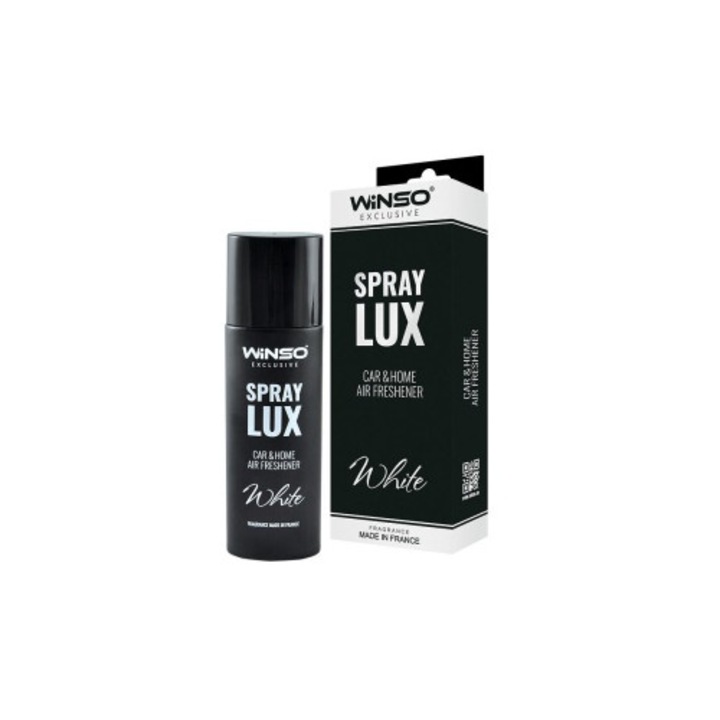 Odorizant auto Winso Exclusive Lux Spray 55 ml, alb, parfumat