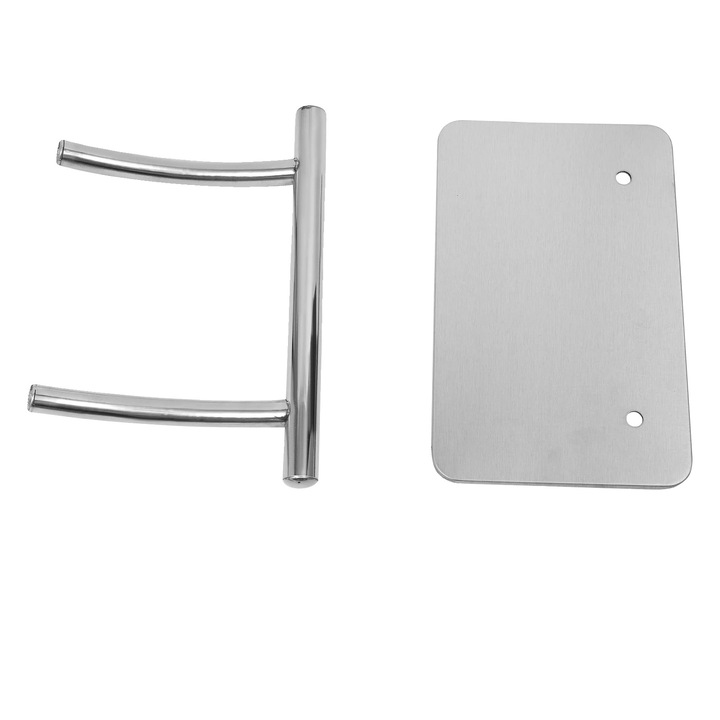 Lábtartó, ezüst, 11.61x7.48in, tartós felépítés, elegáns design