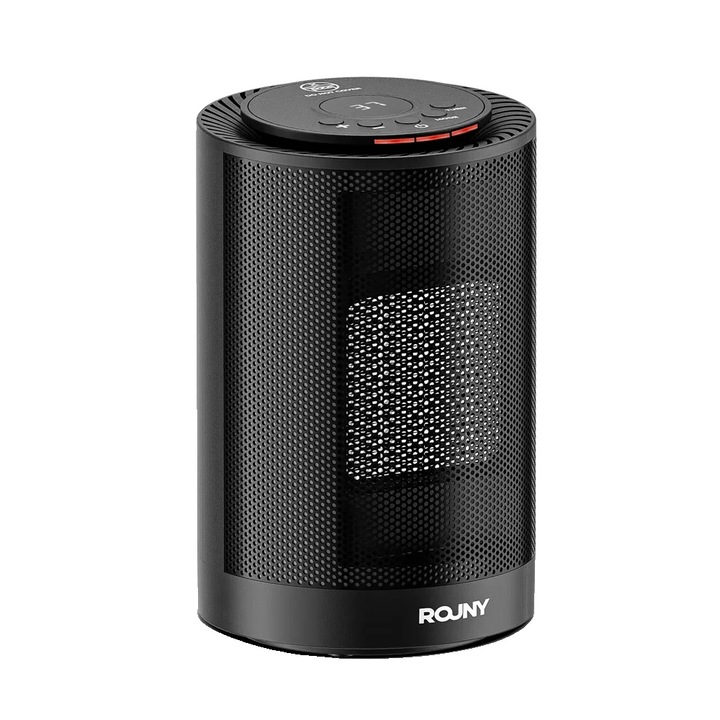 Hőlégfúvó, hordozható kivitel, gyors fűtés, fekete, 1200W