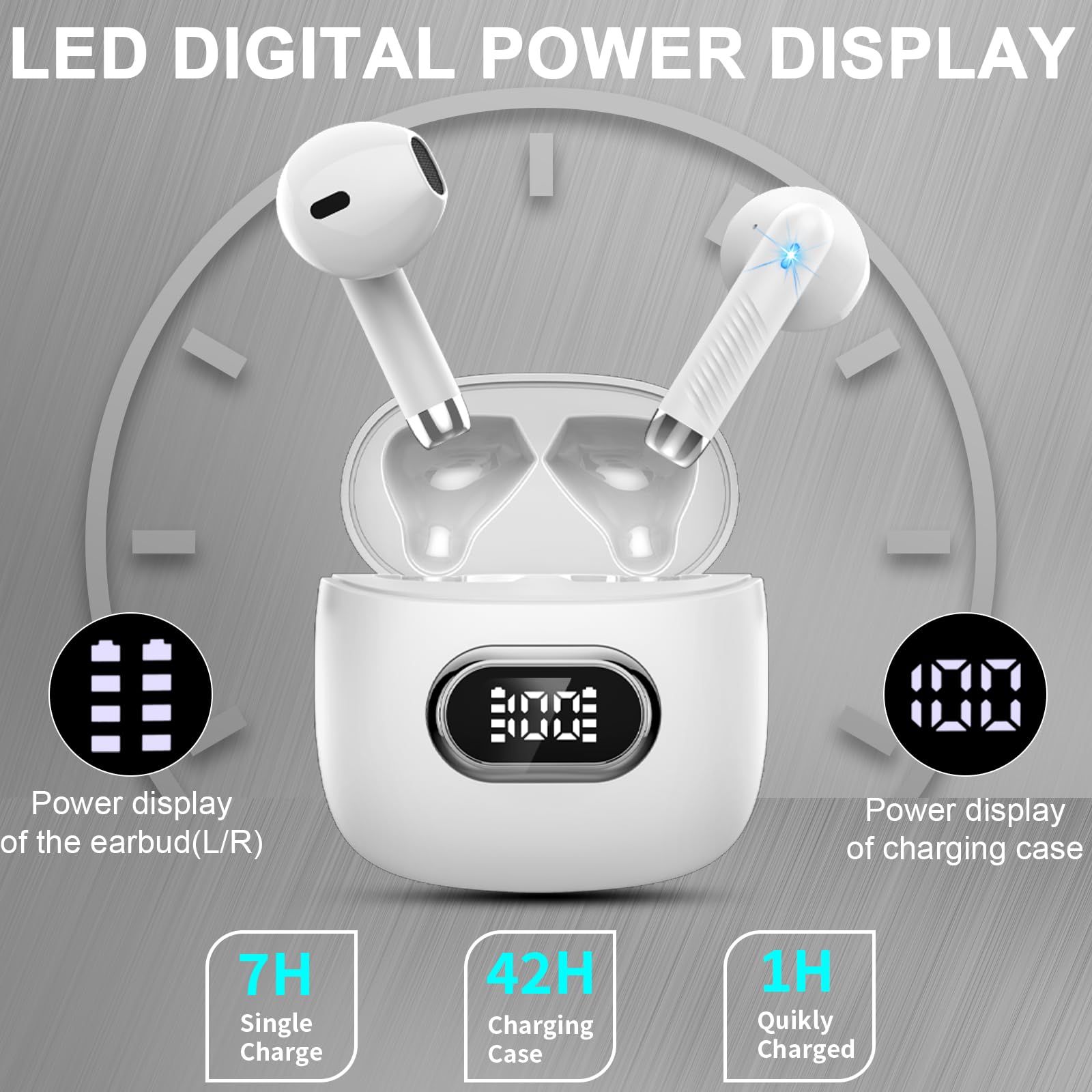 Casti Ai Casti Translator AI 2026 3 in 1, Traducere Vocala 164 Limbi, Bluetooth ...
