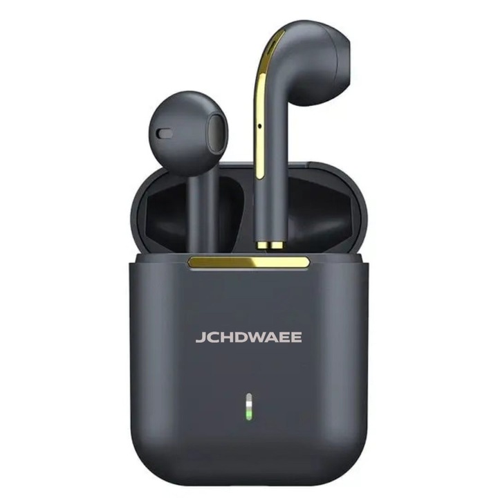 JCHDWAEE J18 In-Ear Bluetooth fülhallgató, mikrofon, IPX4 vízálló, fekete