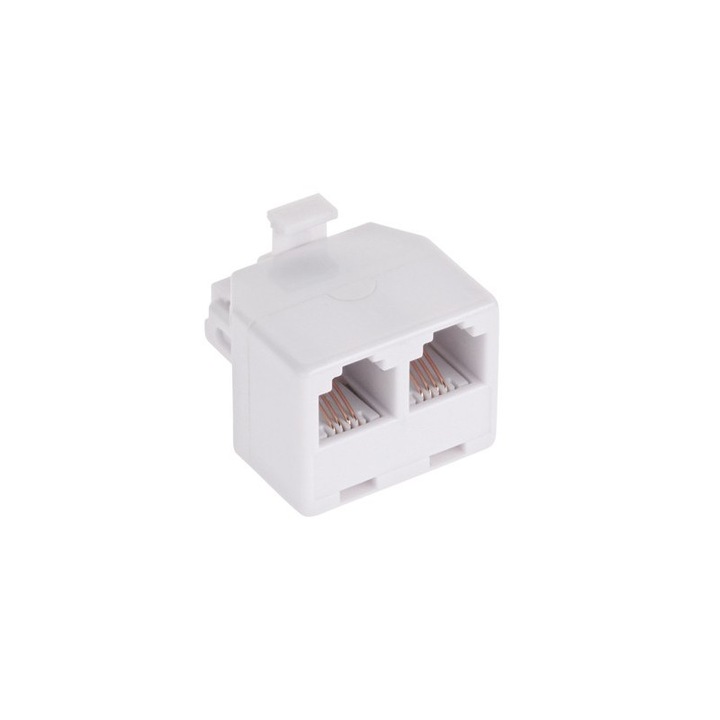 Adaptor spliter telefonic 1 tata - 2x mama 6P-4C