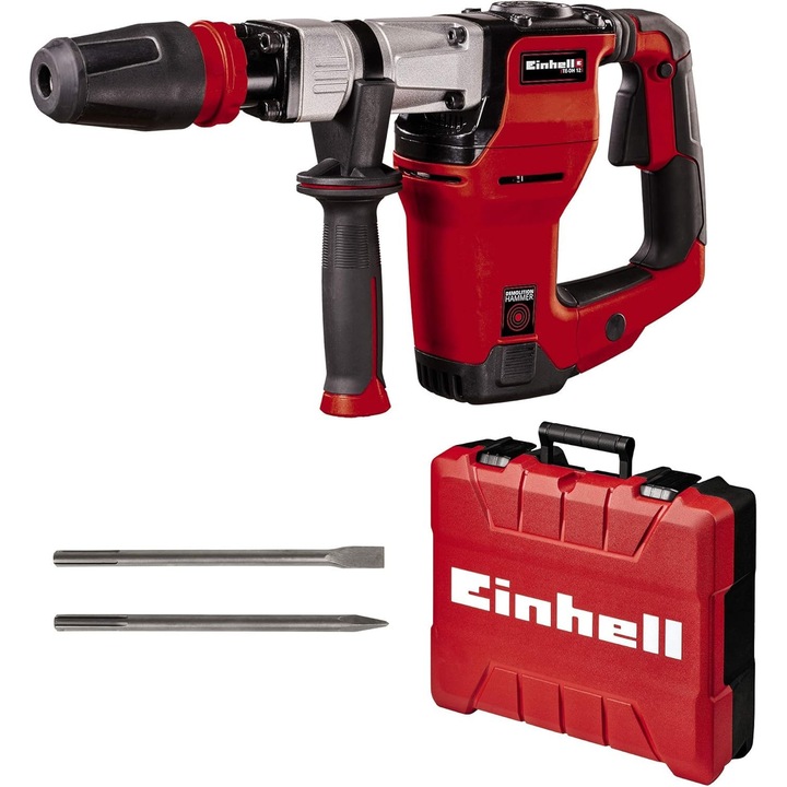 Ciocan demolator Einhell TE-DH 12, 1.050 W, 4.100 rpm, rezistență 12 J, cablu 4 m, cutie inclusă