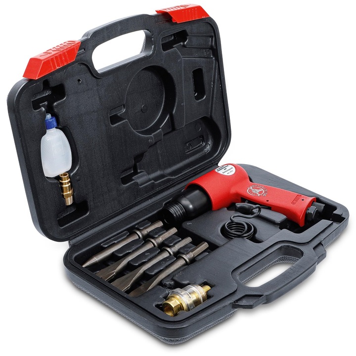 Ciocan de dalta cu aer comprimat BGS 3213, set 8 buc, 12, 48x8, 7x2, 68cm