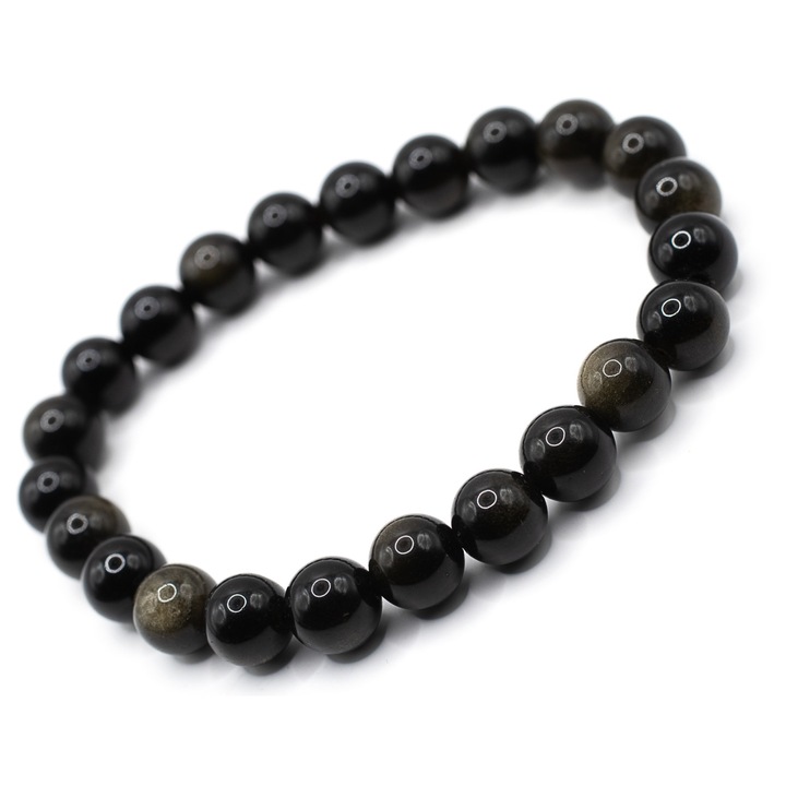 Bratara 8.5 mm, Piatra Naturala, Elastica, Unisex ABSTRION