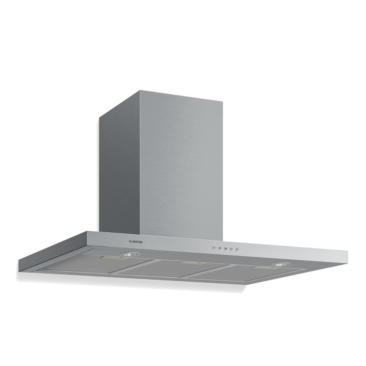 Абсорбатор Klarstein Limelight 90 см, 600 м/ч, неръждаема стомана, стенен монтаж