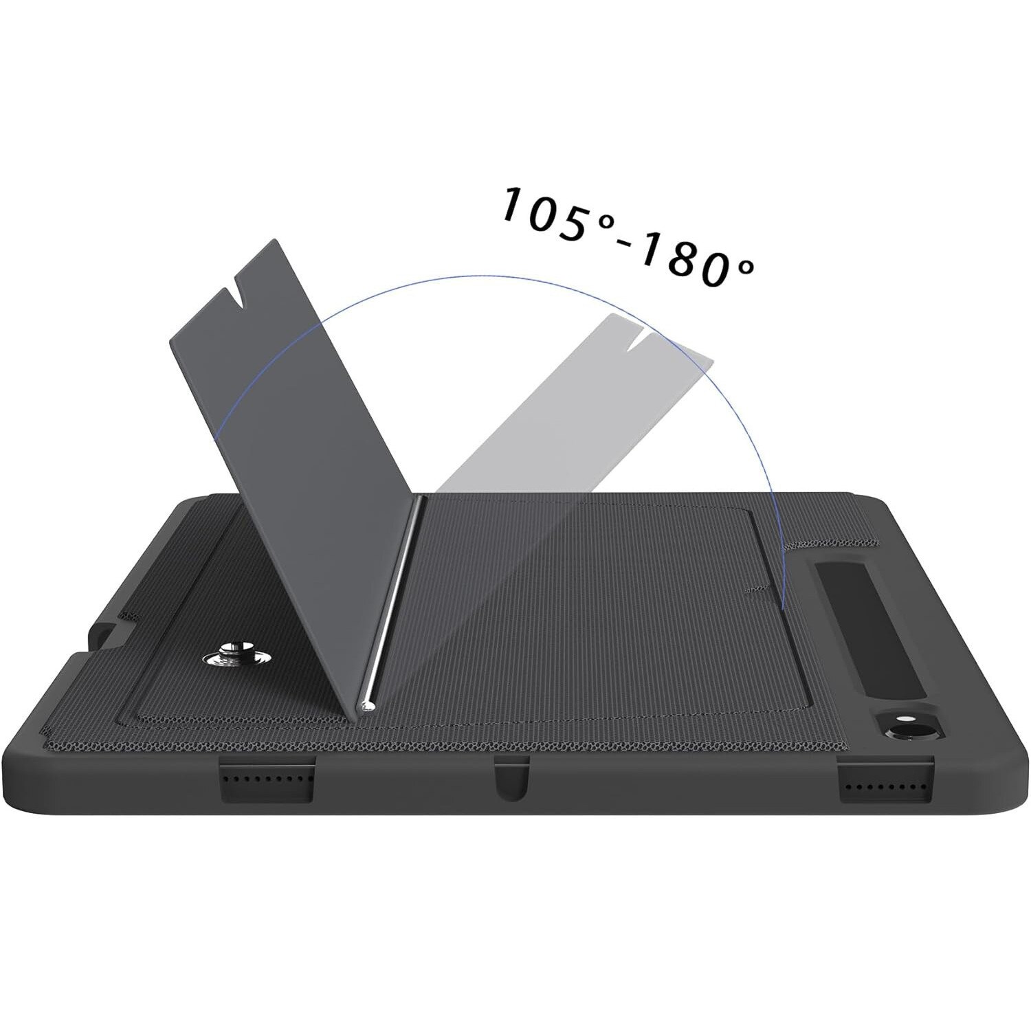 Etui cu tastatura detasabila ROOFEI QWERTZ pentru Samsung Galaxy Tab S10/S9/S8 Ultra 14.6, trackpad, protectie solida, negru