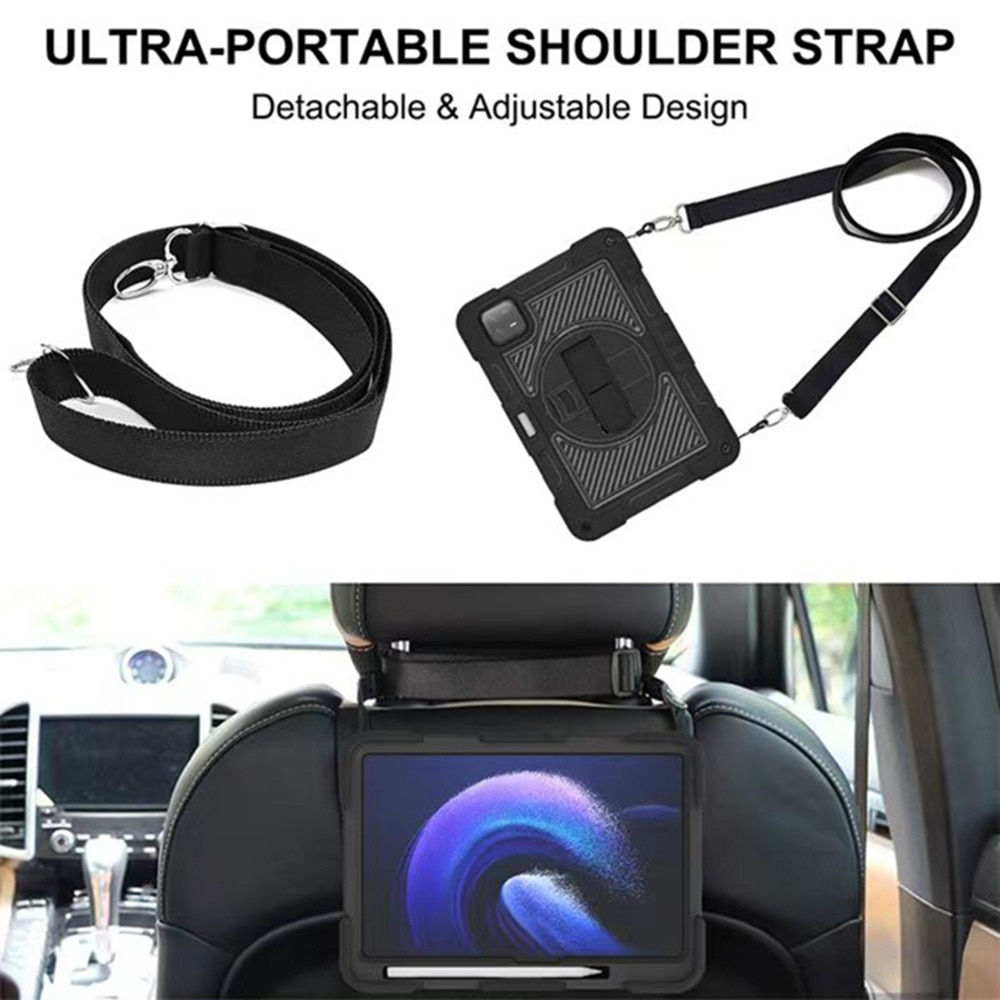 Husa tableta, Universal, Stef's Cat, culoare Negru